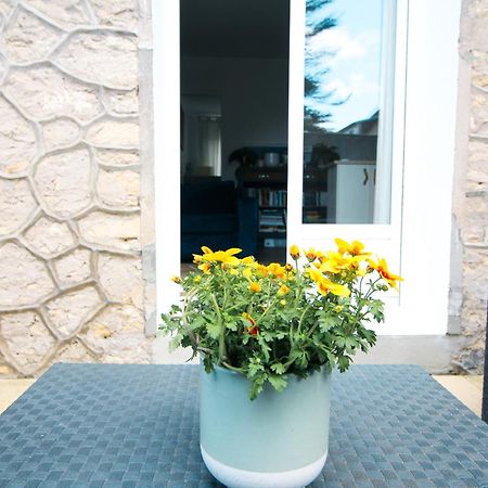 Appartement Avec Terrasse Privee, Plage A Pied Saint-Aubin-Sur-Mer  Dış mekan fotoğraf