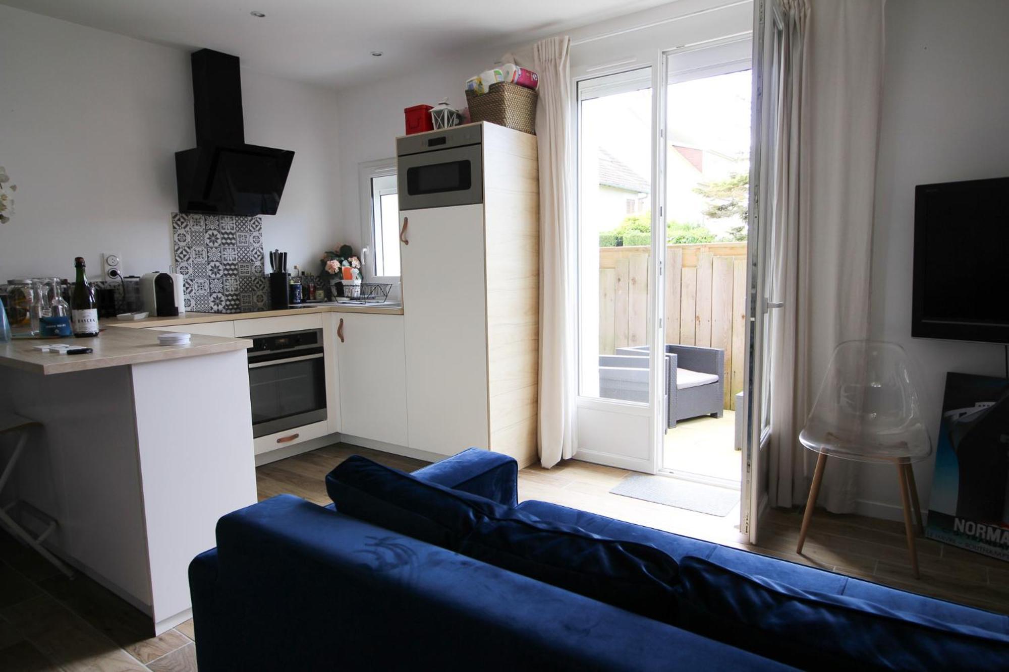 Appartement Avec Terrasse Privee, Plage A Pied Saint-Aubin-Sur-Mer  Dış mekan fotoğraf