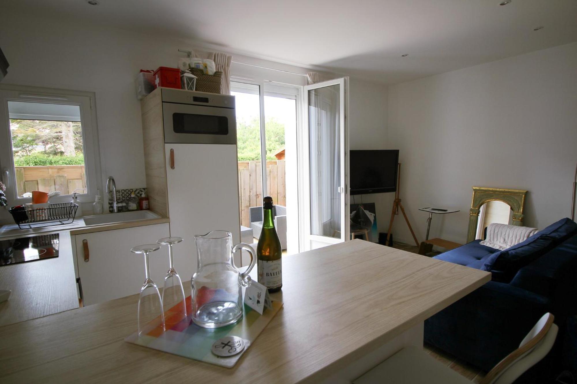 Appartement Avec Terrasse Privee, Plage A Pied Saint-Aubin-Sur-Mer  Dış mekan fotoğraf