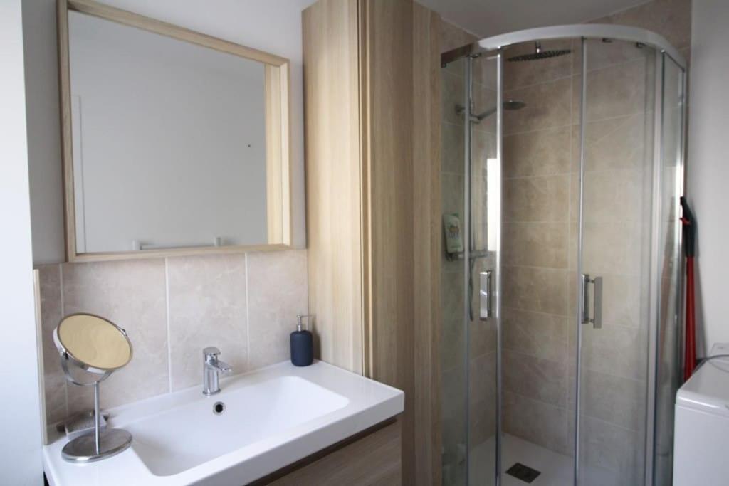 Appartement Avec Terrasse Privee, Plage A Pied Saint-Aubin-Sur-Mer  Dış mekan fotoğraf